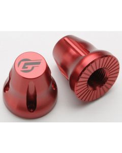 GREDDY HUB NUT FRONT M9 OF2 CP RED