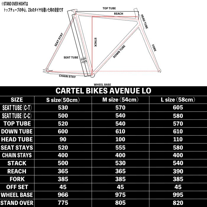 配送限定】CARTEL BIKES AVENUE LO 