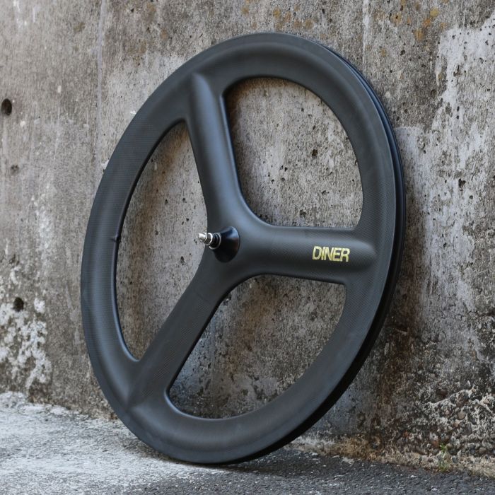 DINER 3SPOKE CARBON WHEEL CLINCHER FRONT-