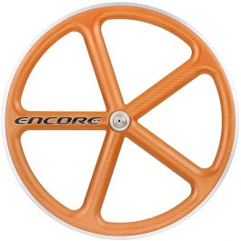 ピストバイク ホイール ENCORE WHEELS 700C FIXED GEAR WHEEL ORANGE アンコール ホイール 700C  フィックスドギア ホイール オレンジ PISTBIKE