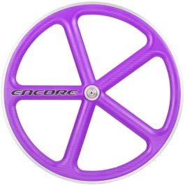 ピストバイク ホイール ENCORE WHEELS 700C FIXED GEAR WHEEL PURPLE アンコール ホイール 700C  フィックスドギア ホイール パープル PISTBIKE